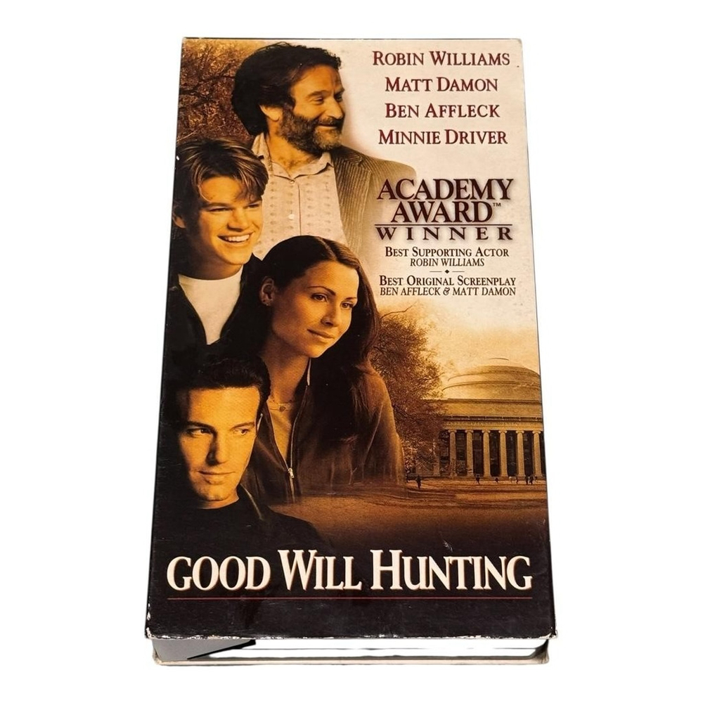 Vintage Good Will Hunting VHS Tape Robin Williams Matt Damon Ben Affleck 1997